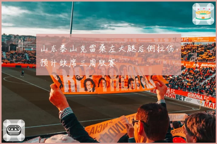 山东泰山克雷桑左大腿后侧拉伤，预计缺席三周联赛