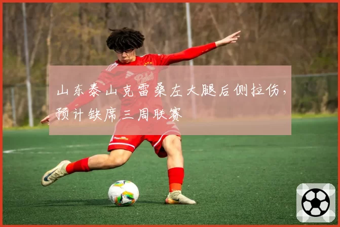 山东泰山克雷桑左大腿后侧拉伤，预计缺席三周联赛